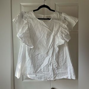 NWT A New Day Flutter Sleeve Top